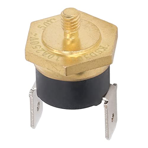 5PCS KSD301 Koper Thermostaat, Temperatuurschakelaar Thermostaat Bimetaal Normaal gesloten M4 Snap Schijf Temperatuurschakelaar 250V (150°C)