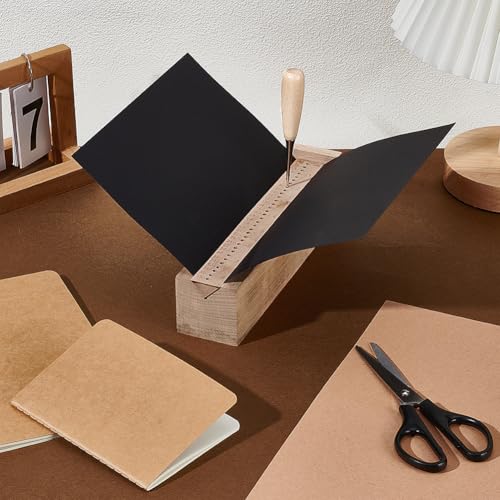 Signature Die Snijgereedschap voor Bindende Boekbinders, Die Cradle met Houten Piercing, Gebruiksaanwijzing (Engelse taal niet gegarandeerd), Boek Binder, Gereedschapsset voor 4