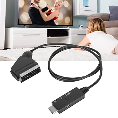 HD Multimedia Interface om Scart Converter Adapter Kabel voor TV, VHS VCR, DVD 5