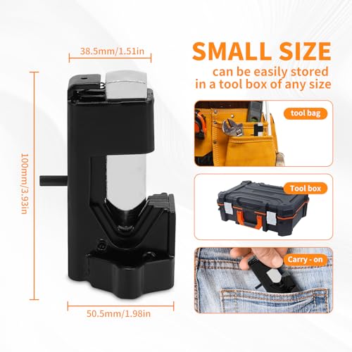 Hammer Crimping Tlier, Kabel Crimping Tliers Lug Crimping Tangs 8 tot 4/0 Gauge Iron Steel Electroplating voor Battery Lassen Kabels 4