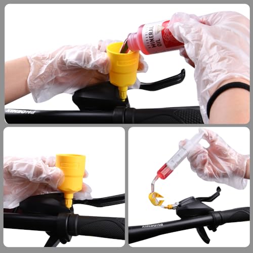 Rembloed Kit, Brake Bleeding Kit voor Fiets Shimano, Magura Tektro, Hydraulische schijfremmen, Hydraulische rem Reparatie Gereedschappen 3