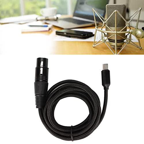 USB C-microfoonkabel, XLR-vrouw naar USB C-audioadapter (3M) 3
