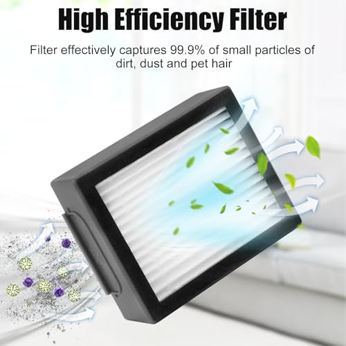 18 st Vervanging voor Roomba Combo I5, I5+, J5, J5+ Stofzuigeronderdelen, 2 hoofdborstels, 6 zijborstels, 6 Hepa Filters, 4 stofzakken 4