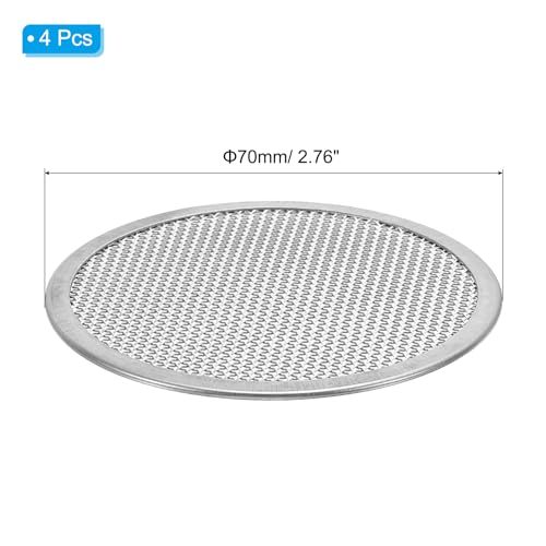 Sprouting dekbedden, 4st 70mm Roestvrij staal Sieve Stainer Dekbedden voor brede mond Canning Jars, Silver Color