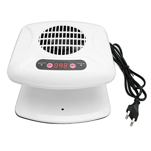 Nageldroger, Air Nagel Ventilatordroger met automatische sensor Nagel Poolse droger voor gewone Nagel Poolse Nageldroger warm en koel Wind Nageldroger Ventilator voor (220V, Europese standaard)