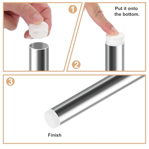 Ronde Plastic Plug, 16 st 1.11inch/28mm Tubing Invoegen End Caps Plastic Plug Cap voor Ronde Tubing Stoel Benen Meubels Metalen Tubing Hardware Plugs Hences, Wit 4