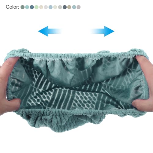 Krukhoes Ronde Elastische Bar Kruk Hoezen Wasbare Kruk Kussen Hoes Stretch Bar Stoel Hoes voor 11-14 Inch stoel, lichtblauw 4