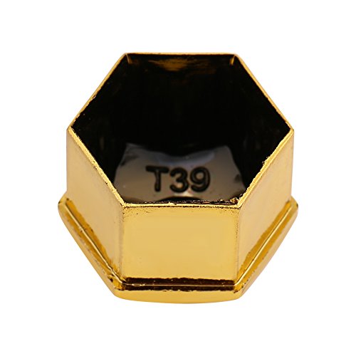20Stuks Universal Wheel Tire Hub Covers Lug Nut Bolt Cap Covers Nut Protector Cap Gold 17mm 4