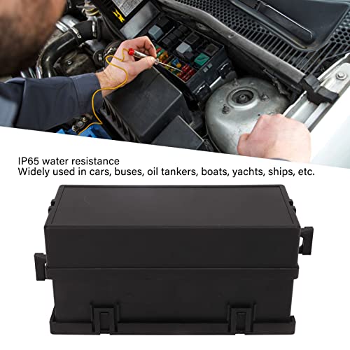 Blade Relay Box Kit, 12V Waterdichte Fuse en Relay Box, 6 Slots Universele Blad Fuses, 40A Relais