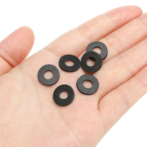 M5 Rubber Wasser Rubber Afdichting Ronde 8st 5mm ID 13mm OD 1,5mm dikke platte Wasserset Afdichting Rubber voor Tap Tube Bevestiging Schroef Zwart 5