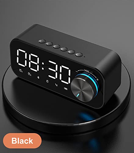 Sea Smart Mirror Bluetooth Speaker Subwoofer Draagbare kleine audio Mini klok wekker invoegen kaart voor thuis