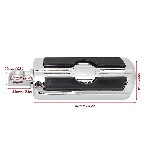 1 Paar snelweg Motorfiets voetsteunen, Angled verstelbare voetpedaal, motor bescherming crash bar, voetsteun vervanging 3