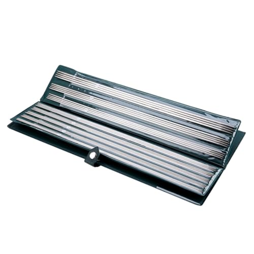 44 stuks breien Kit, Dubbelpuntig Roestvrij staal Weefgereedschap voor sokken en truien, verkrijgbaar in 11 maten Van 1,5 Mm tot 6,5 Mm (36 cm)