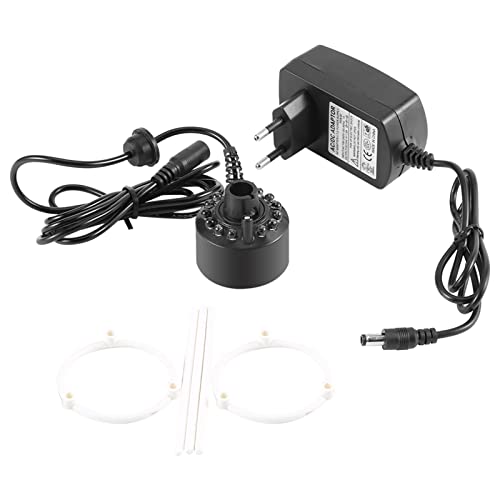 Mist Maker, Nebler, Ultrasound Mist Maker 1pc 12Led kleurrijke Mist Maker voor fountain vijver met Power Adapter 110 240V US Plug, Eenvoudig