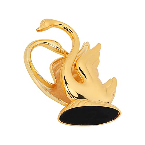 Moderne Napkin houder Golden Swan Napkin houder Zwaan Napkin houder, Golden Swan Design Roestvrij Legering Elegante stijl Metalen Napkin houder voor Napkin Bar Hotel 5