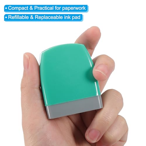 Good Job Notice Postzegel Zelf inkt, Red Ink Office Stempels Pre Inked Bericht Stempel Navulbare Business Stempel, Groen 5