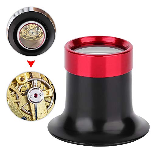 Kit, horloge reparatie sets, lens voor horloge reparatie, magnetisch glas voor horloge reparatie aluminiumlegering 10X Eye Loupe reparatie horloge tool vergrootglas Loupe 5