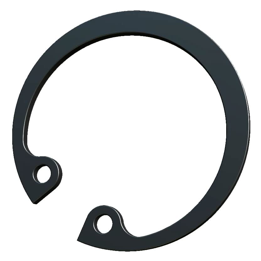 17mm Remaining Ring, Interne C Clips, Heavy Duty Remaining Rings, Carbon Steel Remaining Ringen met Zwarte Fosfaat Finish, DIN 472 Rotor Clamp houder met Grab Holes (Pack van 10)