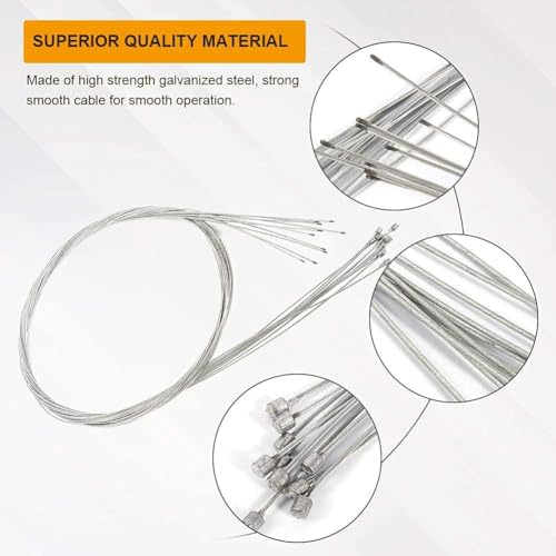 10 st. Fiets Derailleur Kabelweg Shift Kabel Fiets Shift Kabels Premium Fiets Shift Draad Kit voor Mountain Road City Fiets