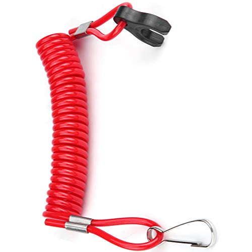 Boot Motor Kill Stop Switch, buitenboordmotor ontsteking noodschakelaar veiligheid Tether Lanyard voor Tohatsu 4