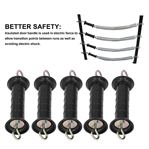 Fence Gate Grip Handle, Dierenbescherming Roestvrij 5Pcs Elektrische Fence Handgreep voor Farmer Garden Aquacultuur 4