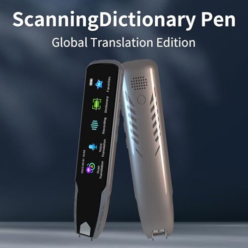 Vertaling Pen Scanner Reader Pen Vertaler Hulpvertaling Apparaat met Dual Microphones en 240 Woordenboeken voor Studie, Reizen en Business