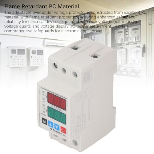 63A Over Onder Voltage Beschermer Zelf herhalende Digitale Spanning Relais Spanning Beschermend Apparaat