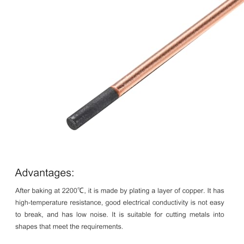 20st 6mmx355mm(1/4"x14") Carbon Arc Air Gouges Rods Koper Graphite gecoate Gouges Elektrode Stangen voor het lassen 4
