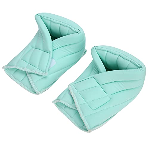 Heel Beschermer Heel Kussen Enkel Beschermer Kussen Beschermers voor beddengoed en Houd Warme Ouderen Voetcorrectie Cover(Groen) 4
