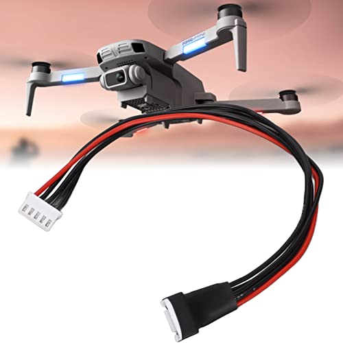 Lipo Balance Cable, 4S Lipo Balance Cable Professional 1 Red 4 Black Lipo Charging Power Extension Wire voor RC Model Lipo Battery