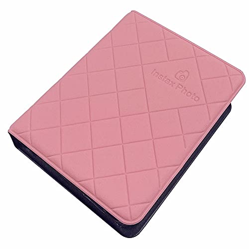 3-inch film mini album kast opslag 36 zakken slip in fotoalbum voor polaroid foto voor FujlFilm Instax Film (Pink)