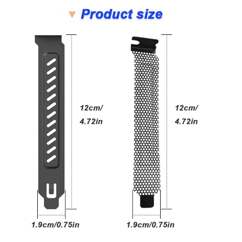 PCI Lock Covers, PCI Hard Steel Lock Cover, Stoffilterhouder, Computer Behuizing Uitbreiding Blanco plaat met Schroevendraaier, Schroevendraaier Schroeven (20 PCS)