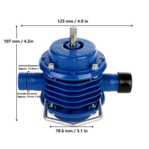 Boorpomp J137 Hand elektrische boorpomp voor waterbatterij Boorwaterpomp Boorwaterpomp Mini Zelf-Priming Hand Boorpomp voor thuis en tuin