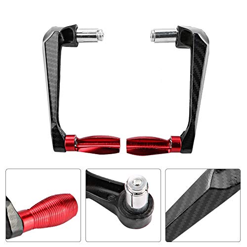 22mm/7/8 inch Universal Motorcycle Handlebar Brake Protector Clutch Lever Guard CNC Aluminium Legering voor Motocross Motorfiets Off-Road Fiets in 5 kleuren(rood) 5