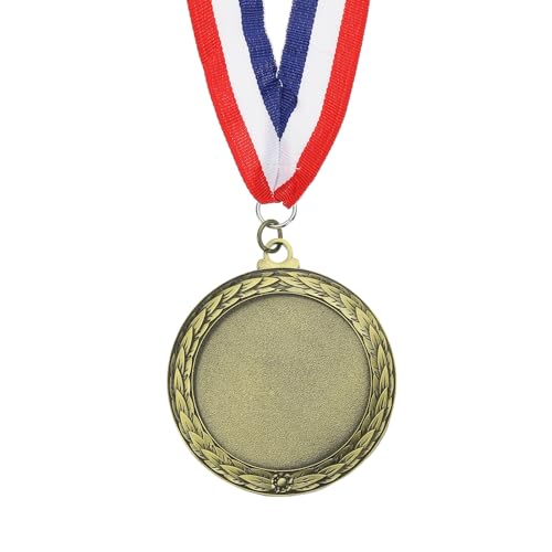 Award Medal, 1st Prize Medal Winner Award met Neck Ribbon voor wedstrijden Sport Games Spelling Bees, 3 Inch Wide, Gold