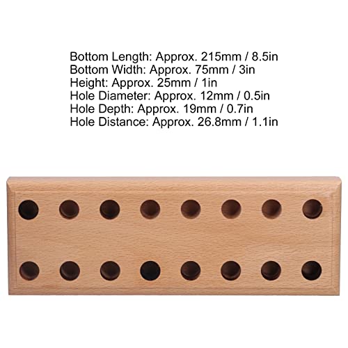 Tang Organizer, Plier Organizer Pine Wood Display Stand Base Houten Cutter houder Rack 16 gaten voor opslag, gereedschap dozen 4