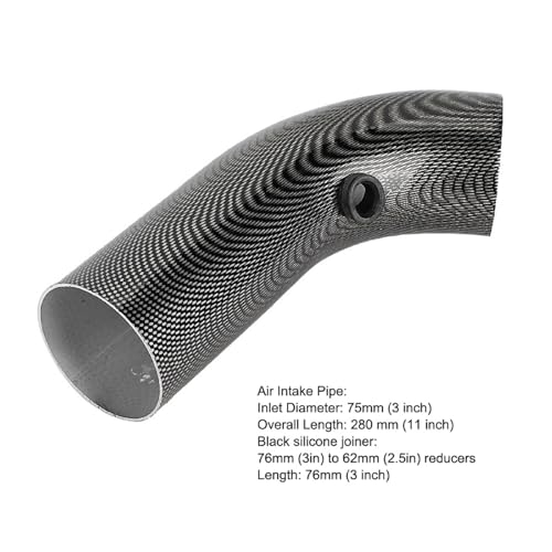 Luchtopnamebuis stalen luchtopnamebuis metalen luchtopnamebuis universele luchtopnamebuis auto accessoire stalen luchtopnamebuisset stalen luchtopnamebuissysteem 5