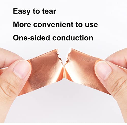 1 Piece Koperen Kleefband, 3mm x 20m, Koperen Tape Zelf-Adhesive, Enkelzijdig geleidend, voor Circuits en Elektrische Reparaties 5