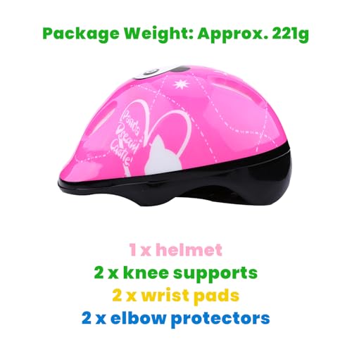 7Pcs/Set Sport Beschermende Set Knieën Brace Atletische Helm Polsbeschermers Verstelbare Kinderen Skateboard Beschermende Gear Set voor Jeugd Fiets Schaatsen 5