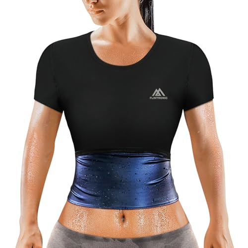 Sauna vest, afslanken vest, saunakvest, sport- en gymtank, buikcontrole, afvallen, hitte vallen T-shirt, voor dames, L
