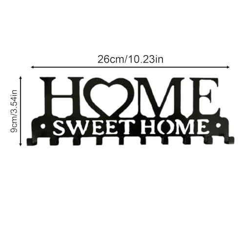 Sleutel Rack, Sleutelhouder voor de muur, muur gemonteerd voor slaapkamer, ingang, woonkamer, keuken, garderobe