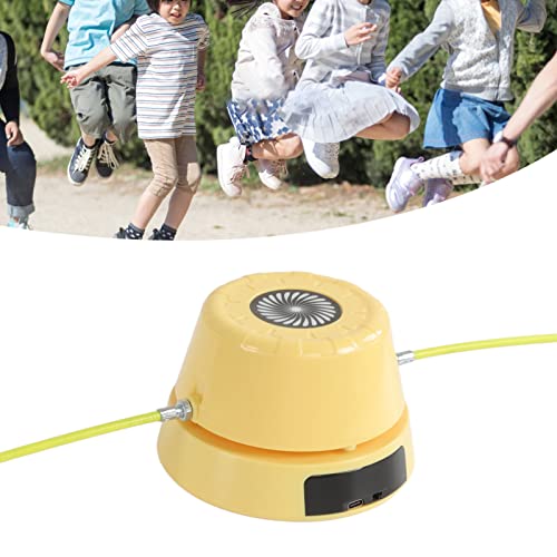 Smart Jump Machine, elektronische automatische Intelligente Jump Touw Jump Machine voor Kinderen Vrouwen Mannen (Geel)