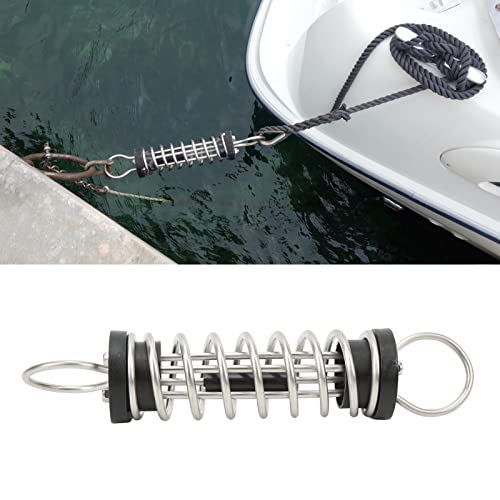 Stainless Steel Boat Docking Spring Dock Line Shock Absorbing Spring, 6mm x 300mm, Bescherming voor deksystemen, Gebruik met touwen of kettingen 5
