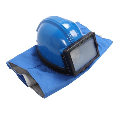 Sandblast Cap, Impact Resistent Zandstralen helm met sleeveless pak, verstelbare luchtstromen kanalen, veiligheid voor het schilderen, snijden, reinigen