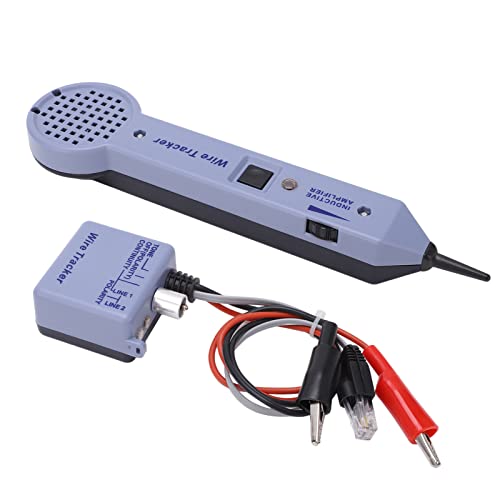 Kabel Tracking Kit, High Accurate Tone Generator Set, verstelbare inductieversterker Draad Tracker Test Network Kabel Tester met hoorbare zichtbare indicatie voor lijn volgen