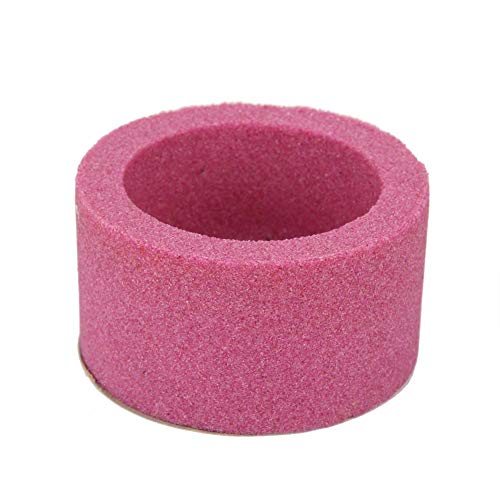 Slijpwiel, twee soorten korundslijpschijven, tweetonige keramische korundbeker, 75 x 40 x 20 mm, grit 46/120, platte slijpschijven (chroomkorund 120# (rood)) 3