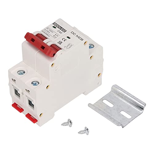 DZ47S-63Z-2P, 1000V 40A, DC Solar Power Disconnect Switch met DIN Rail, Circuit Breaker 2P DC 1000V MCB 40A Circuit Breaker 6 kA schakelcapaciteit voor thuis