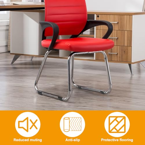 8 stuks viltglijbanen voor rodelstoelen, Ø 22 mm zitglijbanen met vilt, meubelglijbanen, klemschaalglijbanen met geluidsisolatie Viltglijbaan, voor Cantilever Seat Glides 4