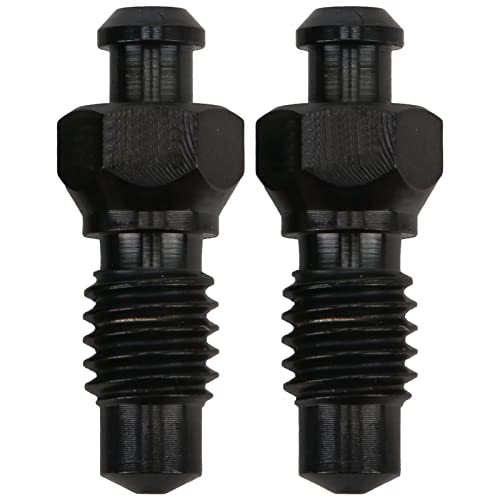 2 st. Schijf Brake Bleed Schroef, M6 High Strength Disc Brake Bleed Schroef Titanium Legering Rustweerstand Olieschijf Uitlaatschroeven (zwart)