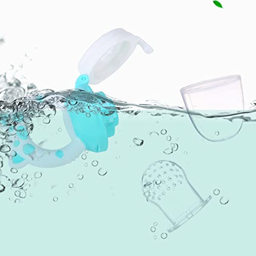2 stuks Baby Fruit Feeder Pacifier, Baby Fresh Fruit Feeder Pacifier, Baby Teething Pacifier Soft Silicone Baby Food Feeder voor thuisgebruik 5